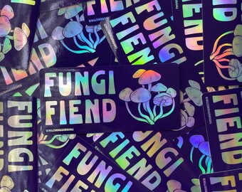 Milton Mushrooms 'Fungi Fiend' Sticker