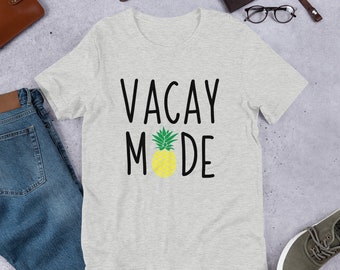 Men's vacation tshirt, vacay mode tshirt, vacation mode tshirt