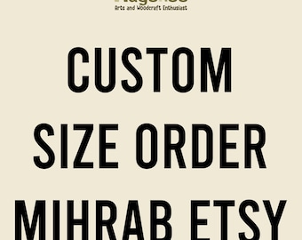 custom mihrab