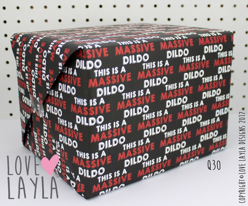 Massive Dildo Wrapping Paper  Wrapping Paper image 0