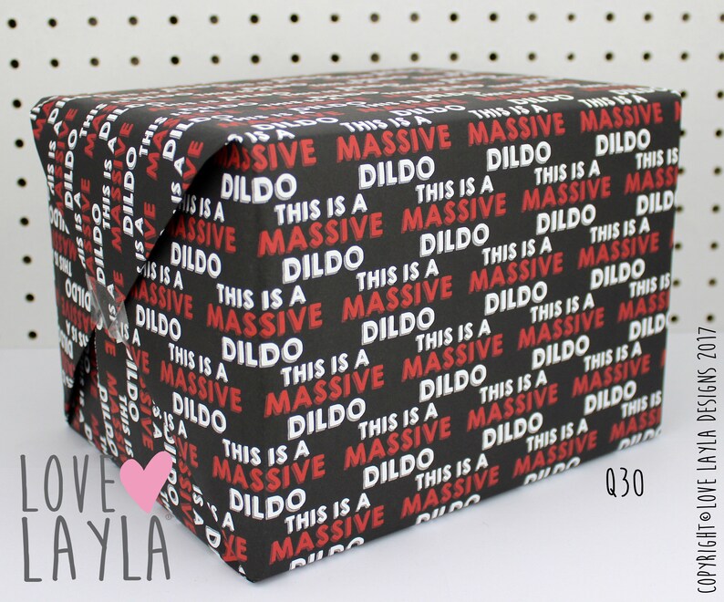 Massive Dildo Wrapping Paper  Wrapping Paper image 0