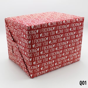I Love You Wrapping Paper - Wrapping Paper - Gift Wrap