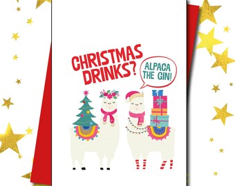 Cheeky Christmas Card | Hilarious Rude Xmas Card | Funny Secret Santa Idea | A5 Card + Envelope | Love Layla