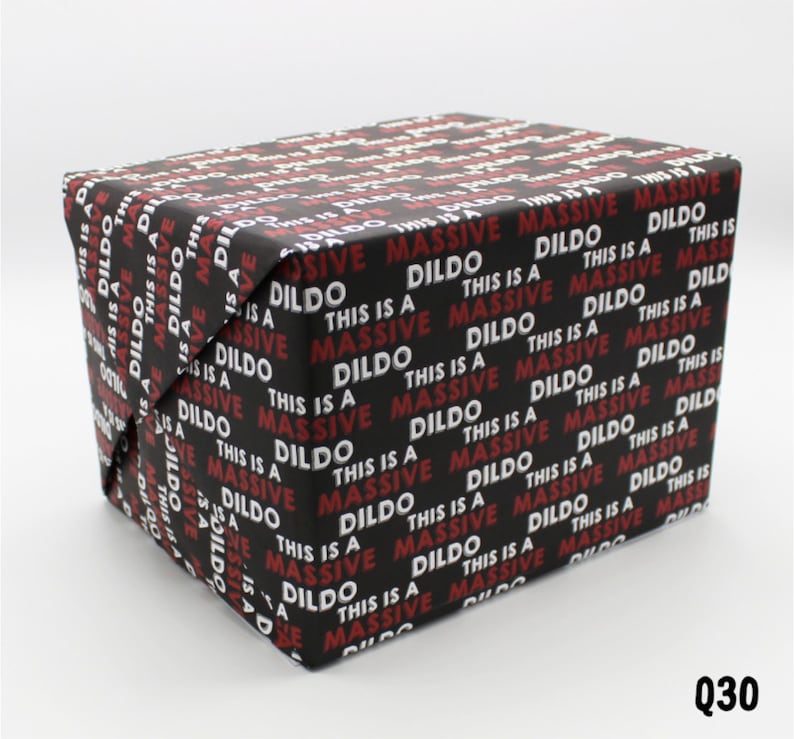 Massive Dildo Wrapping Paper - Wrapping Paper bild 1