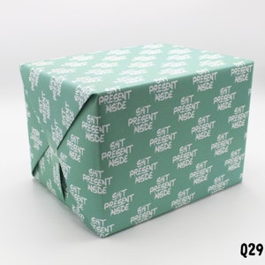 Sh!t Present Wrapping Paper - Gift Wrap