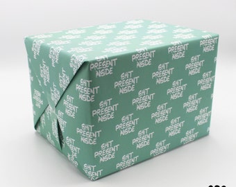 Sh!t Present Wrapping Paper - Gift Wrap