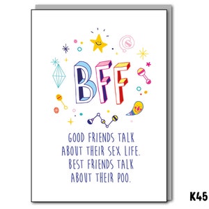 BFF - Friend Birthday Cards