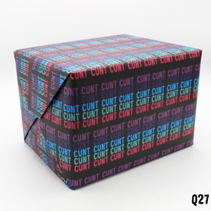 Cunt Wrapping Paper - Wrapping Paper - Gift Wrap