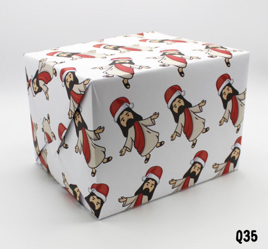 Jesus Christmas Wrapping Paper - A1 Sheet - Etsy Australia