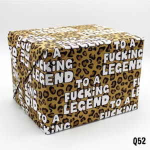 F#cking Legend Wrap - Wrapping Paper - Gift Wrap