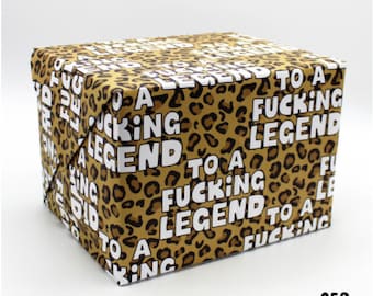 F#cking Legend Wrap - Wrapping Paper - Gift Wrap