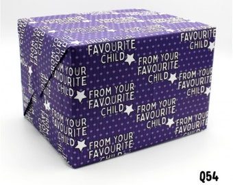 Fave Child Wrap - Wrapping Paper - Gift Wrap