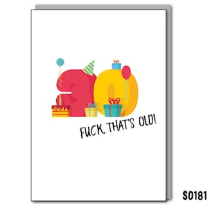 Thirty, Birthday Card, Funny Birthday Card, Sweary Birthday Card, Greeting Cards, Funny Cards, Funny Gifts, Birthday Gift, Hilarious Cards