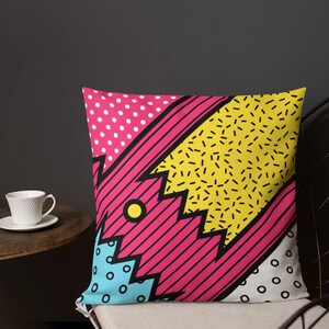 The Lamor Pillow, cute coffee lovers gift, cute pillow design, trendy pillow design, coffee lover gift