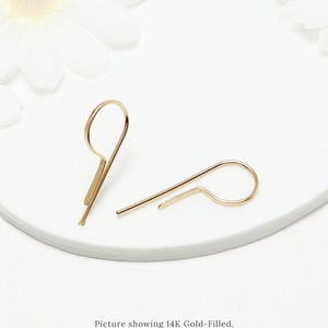 minimalist earrings, dainty earrings, small hoop earrings, tiny hoop earrings, minimal earrings, dainty hoop earrings | Sweet P Hoops