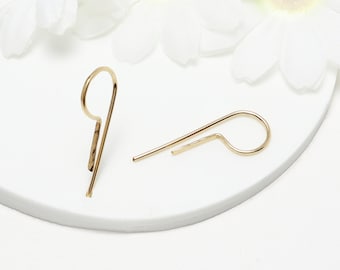 Small Gold Hoop Earrings, Hammered, Minimalist Earrings, Silver Earrings, Dainty Earrings, Geometric Earrings, Tiny Earrings | Sweet P Hoops