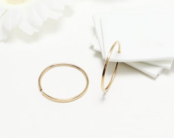 hoop earrings, small hoop earrings, tiny hoop earrings, small gold hoops, hoop earring, minimalist earrings, minimal earrings | Minute Hoops