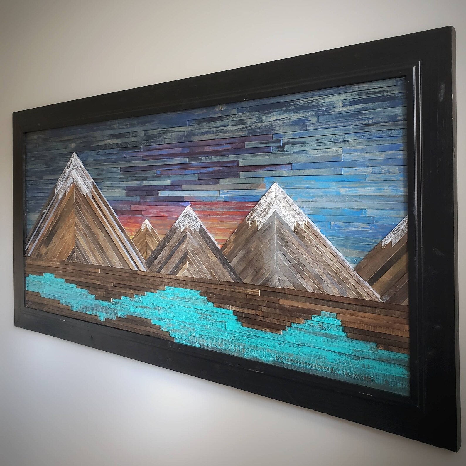Banff Wood Mountain Art Canadian Rockies Mountain Wall Etsy