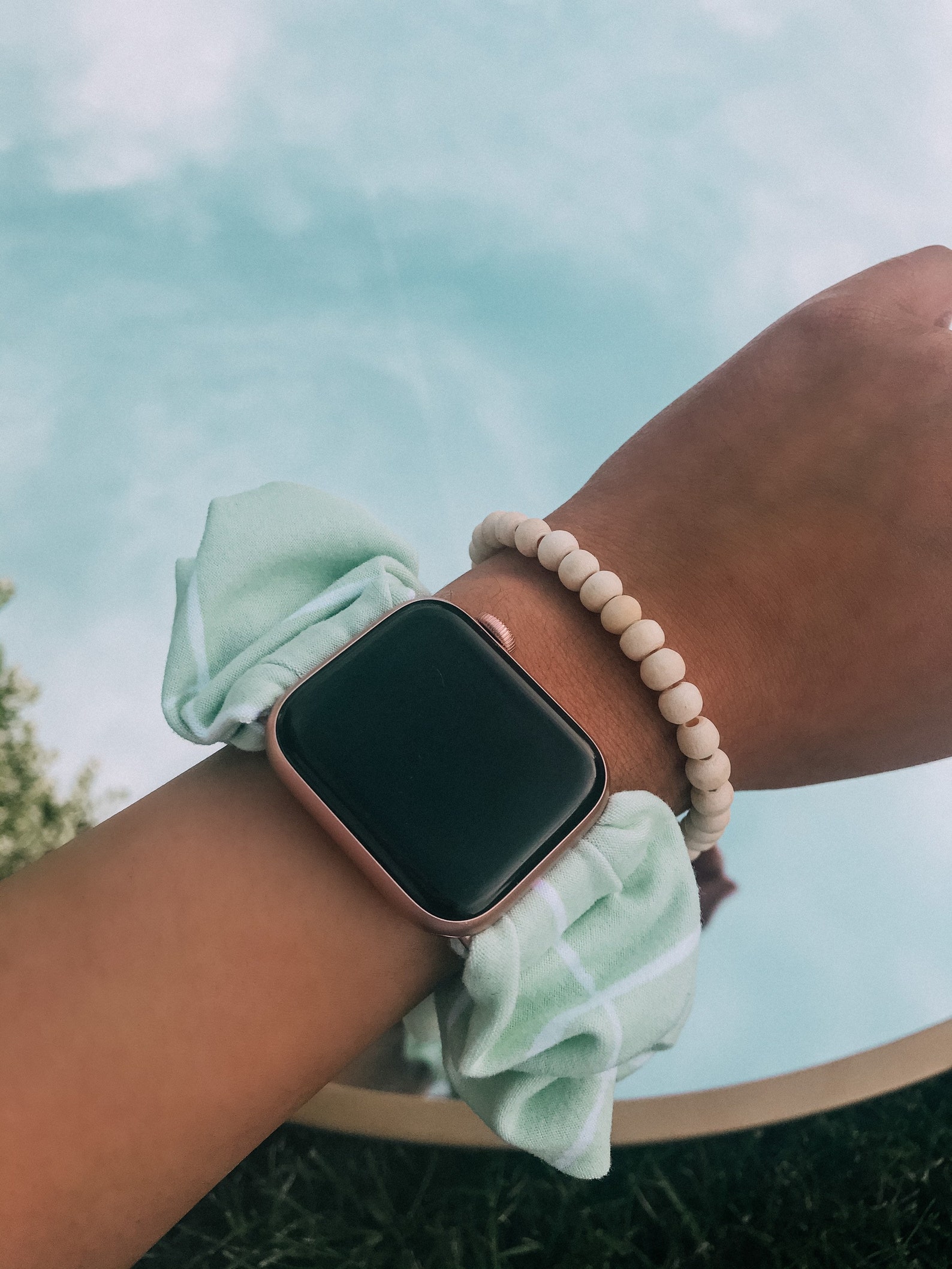 Apple Watch scrunchie band 38mm/40mm/42mm/44mm watchbands | Etsy