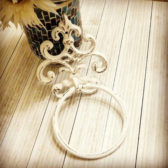 Towel Holder Towel Ring French Country Towel Hangers Bar Towel Holder Hand Towel Holders Bathroom Towel Holder Kitchen Towel Holder Etsy