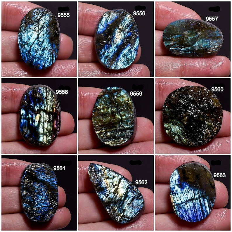 EXCELLENT 100/% Natural LABRADORITE DRUZY Gemstone Cabochon