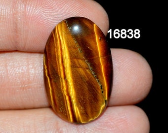 TIGER EYE GEMSTONE Cabochon 22.40 Carat 28X18X5 mm C 16838