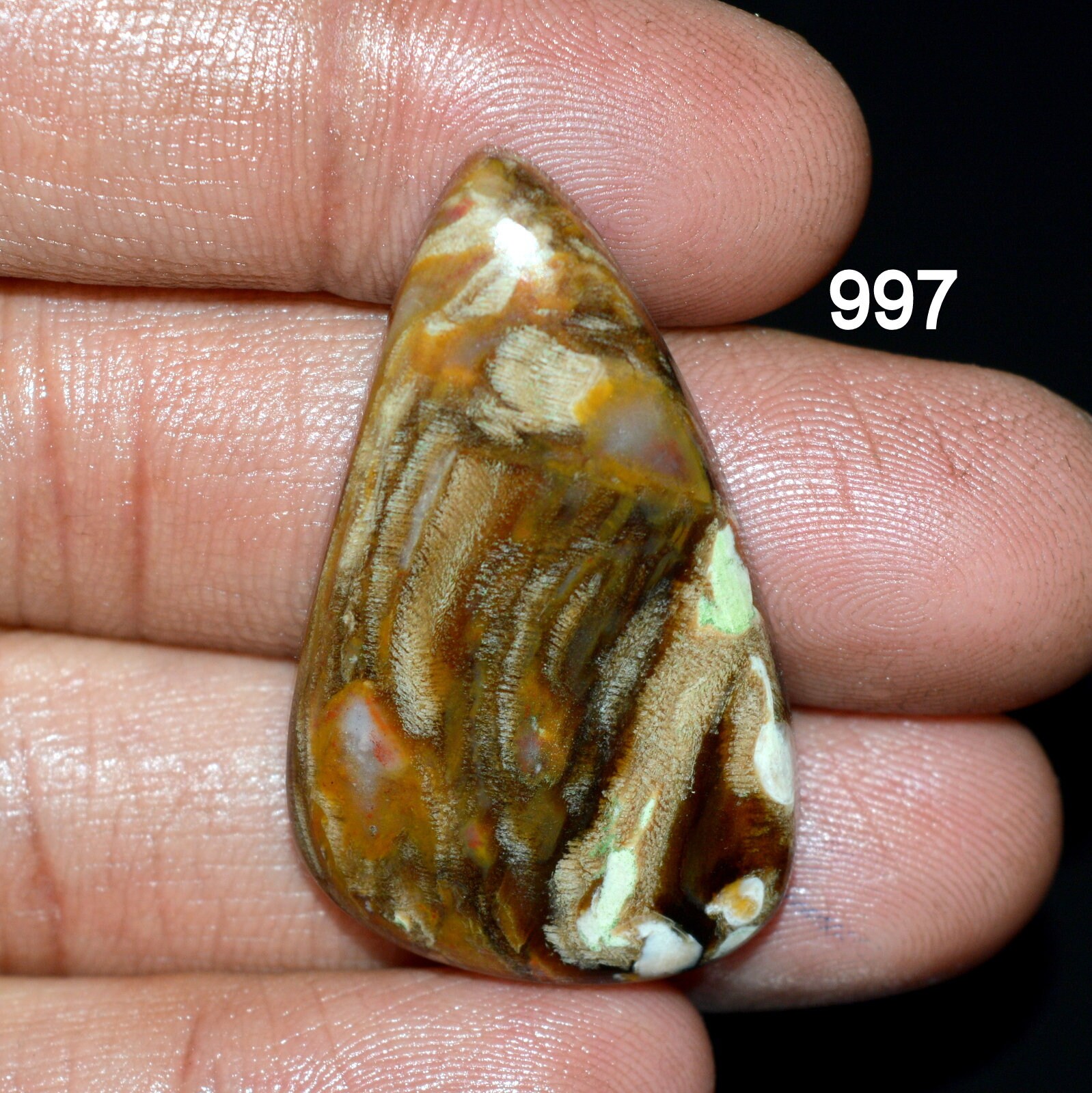 PEANUT WOOD Jasper 100 Natural Peanut Wood Jasper Cabochon Etsy