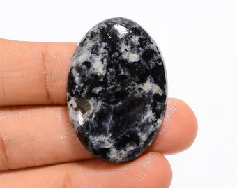 Terrific Top Grade Quality 100% Natural Black Pietersite Oval Shape Cabochon Loose Gemstone For Making Jewelry 47.5 Ct. 34X23X6 mm B-609