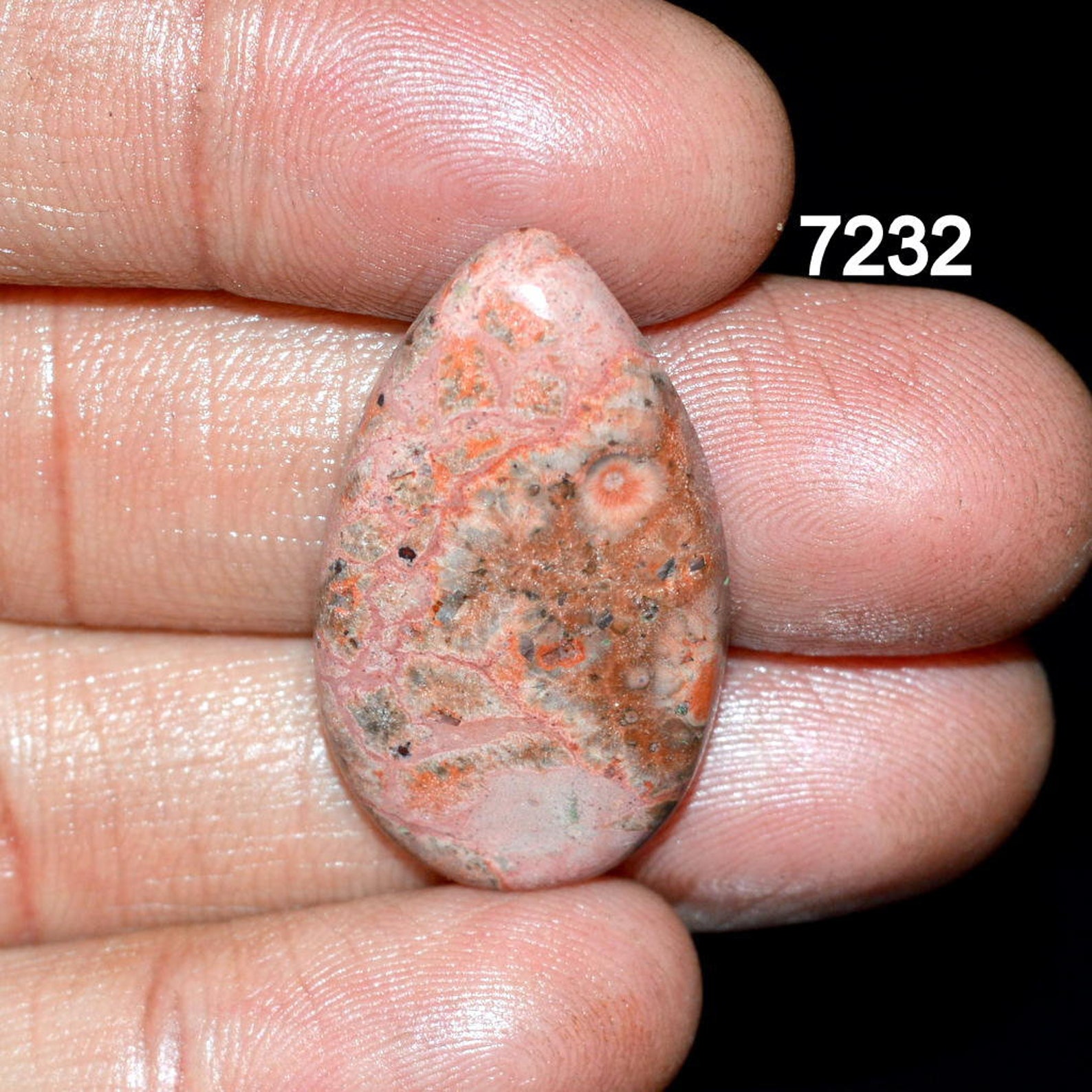 POPPY JASPER AMAZING 100 Natural Poppy Jasper Gemstone Etsy