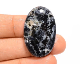 Incredible Top Grade Quality 100% Natural Black Pietersite Oval Shape Cabochon Loose Gemstone For Making Jewelry 41.5 Ct. 33X21X5 mm B-600