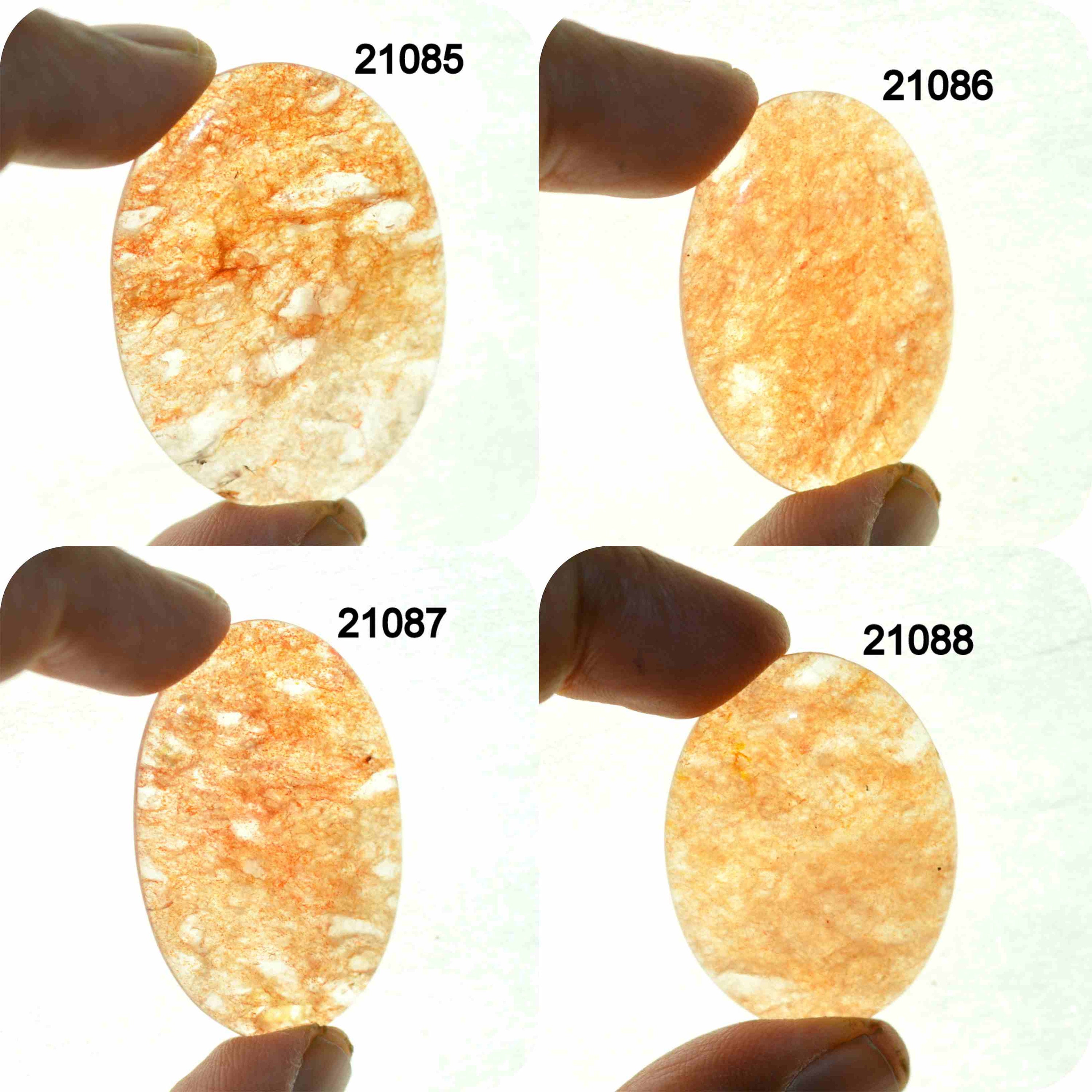 CHERRY QUARTZ ULTIMATE A One Quality 100 Natural Orange Etsy