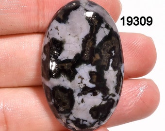 INDIGO GABBRO JASPER Exclusive A One Quality 100% Natural Cabochon 56 Ct 38x23x7 mm Loose Gemstone For Making Jewelry C 19309