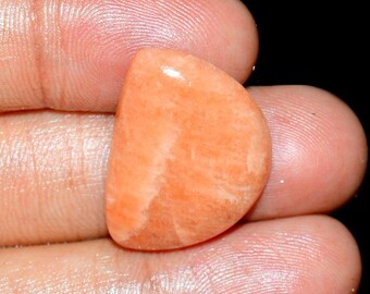 PEACH AMAZONITE Dazzling 100% Natural Peach Amazonite Gemstone Cabochon 21.40 Carat 24X18X6 mm Loose Gemstone For Pendant Making C 12811