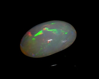Fire Ethiopian Opal A One Quality 100% Natural Ethiopian Opal Cabochon Loose Gemstone 5.80 Ct 16x11x6 mm For Making Jewelry C 3928