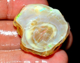 57.85 Carat ETHIOPIAN Opal Rough A One Quality 100% Natural ETHIOPIAN Opal Rough Gemstone 31x22x12 mm Fire Opal Rough C 25989