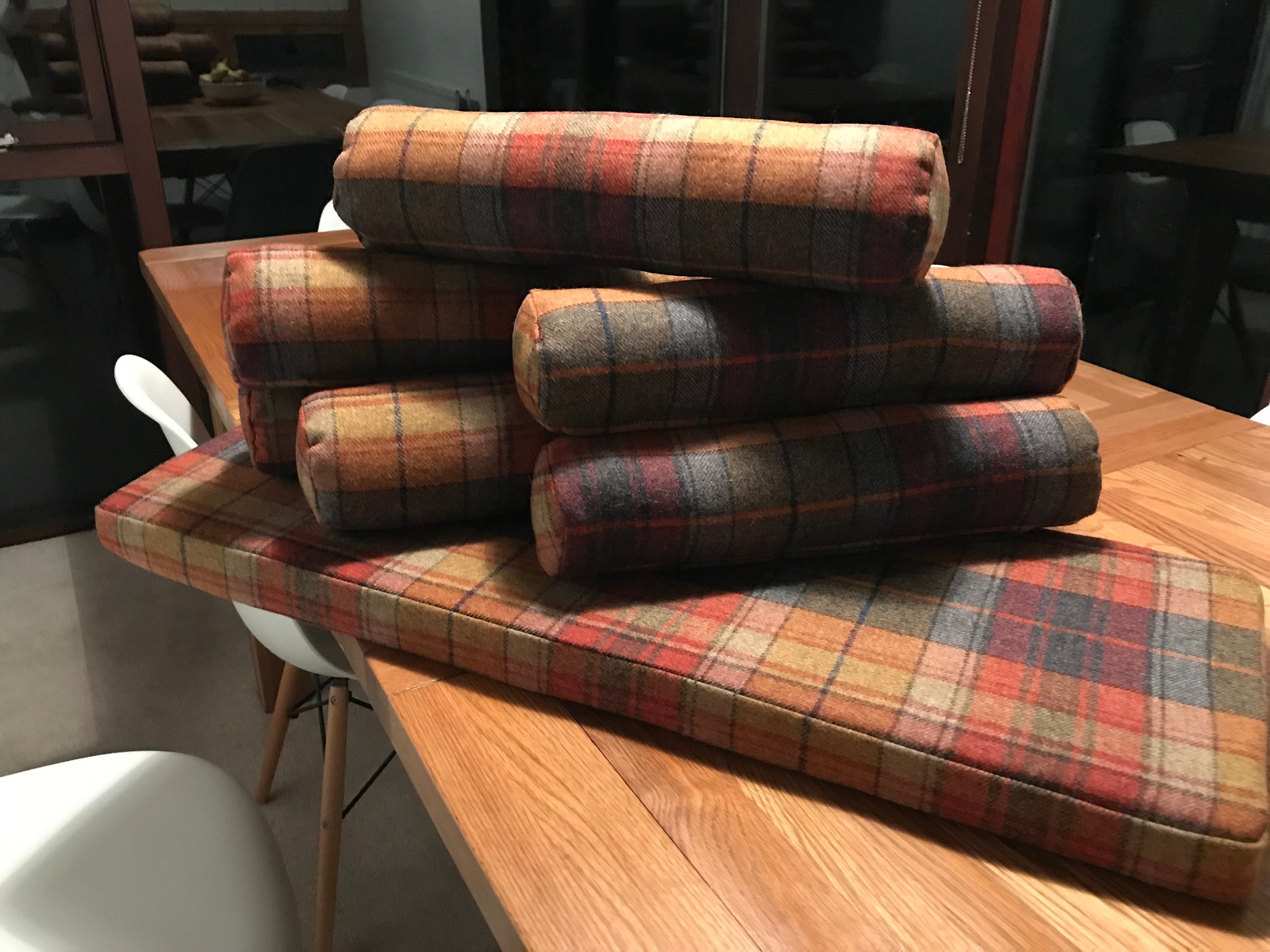 Made to Measure Seat Cushion, Dining Bench Cushion, Bespoke Sizes