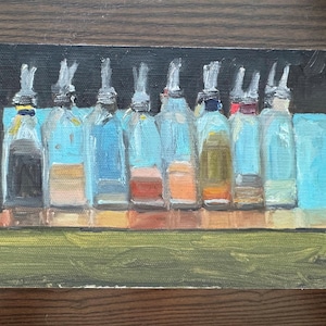 Nacido y criado - Pintura al óleo original de Alla Prima hecha con amor - 6x9