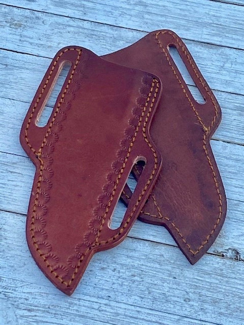 LEATHER SHEATH Genuine Leather Sheath for Skinners Sale on Etsy