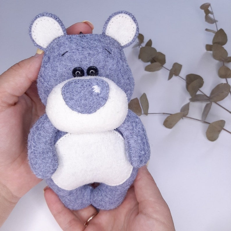 Felt Teddy Bear pattern. | Etsy