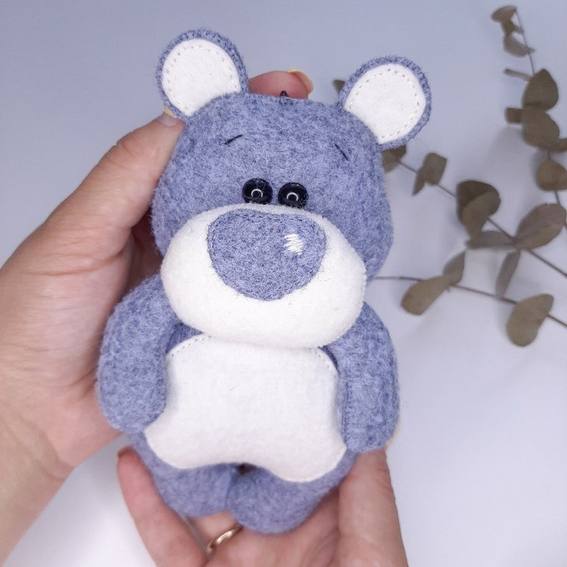 Felt Teddy Bear pattern. | Etsy