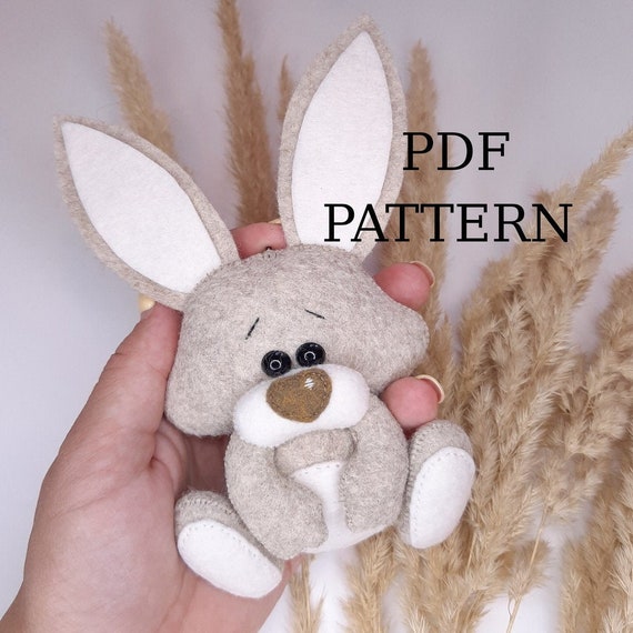 Felt Bunny Rabbit Pattern. | Etsy UK