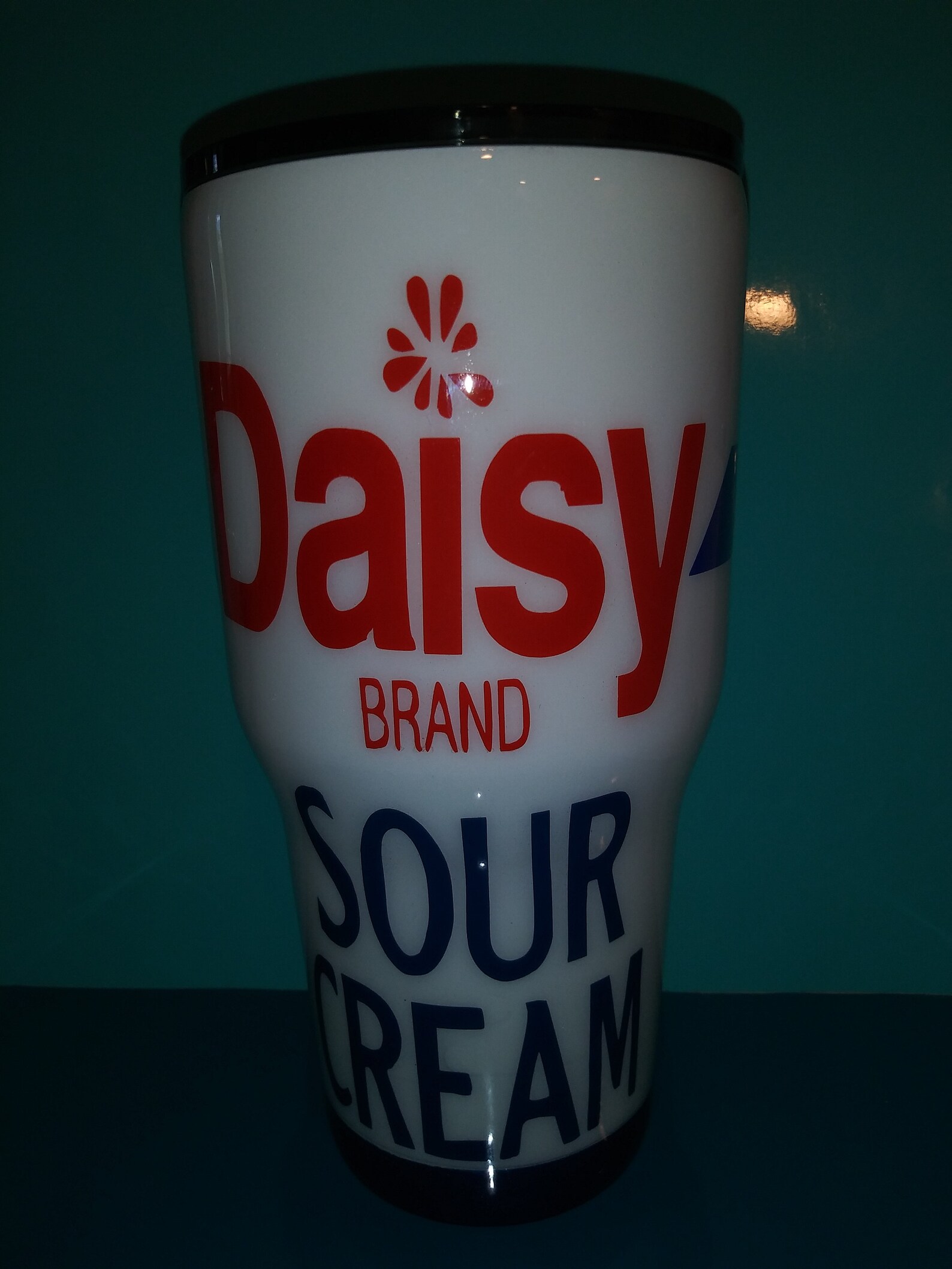 Daisy Sour Cream Do a Dollop of Daisy Custom Glitter Tumbler Etsy