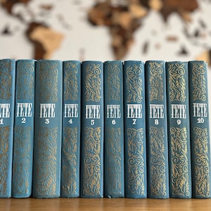 GOETHE w języku ROSYJSKIM | 10-tomowy zestaw książek | Kompletne wydanie Johanna Wolfganga Goethego | Klasyczna literatura