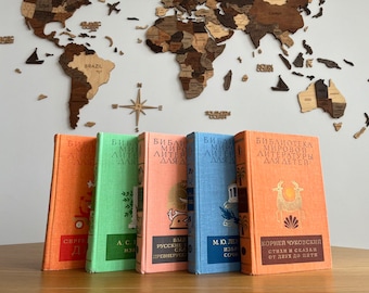 Vintage Russian Children's Books | World Literature Library, USSR (5-Volume Set)