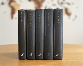 BULGAKOV MIKHAIL | 5 volume complete edition | Master and Margarita | The White Guard | The Days of the Turbins | Classic literature
