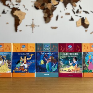 Worldknown kids fairytales in Russian | Little Mermaid | Snow White | Beauty & the Beast | Alladin | Cinderella | Famous cartoons in Russian