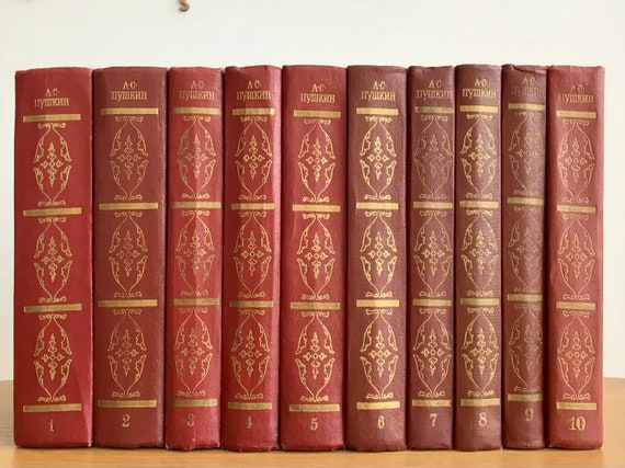 PUSHKIN ALEXANDER - Deluxe Complete Edition - 10 Volume Book Set