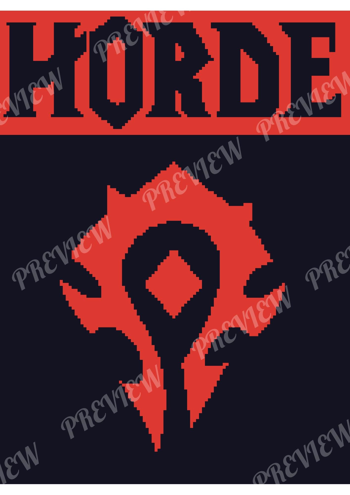 Insignia De La Horda De World Of Warcraft, Tamaño Grande, 30 | Meses