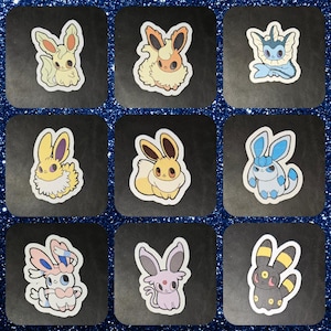 Eevee & Eeveelutions Stickers