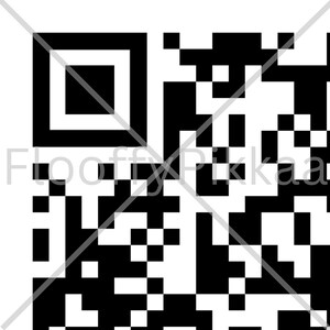 Rick Roll QR Code Cross Stitch/C2C Crochet PATTERN ONLY - 30cm/160cm